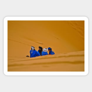 Sahara Nomads in the Dunes Sticker